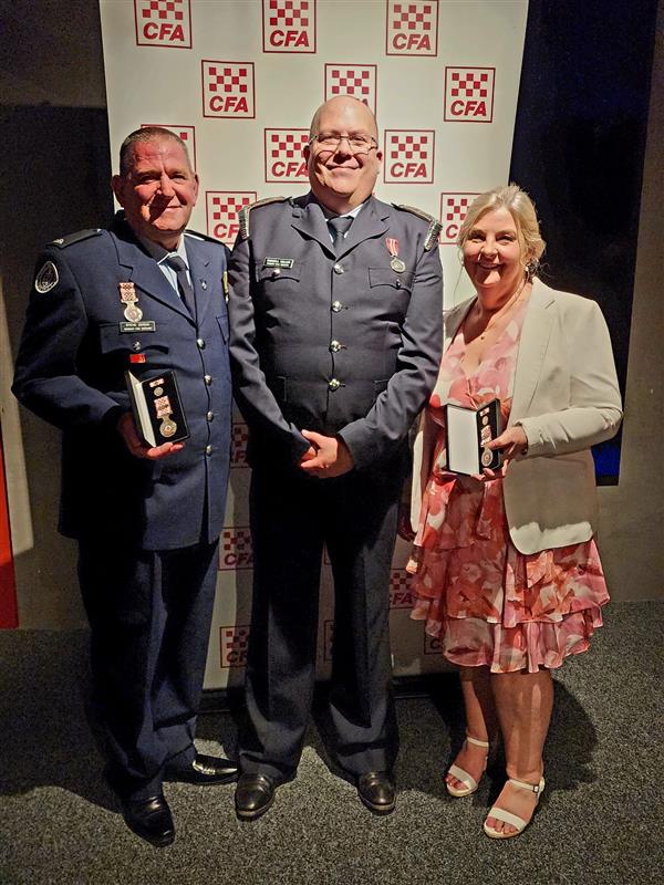 Steve Zerna, Russell Miller and Rachel Zerna